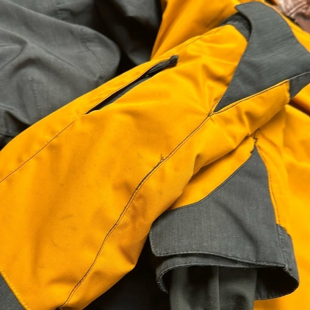 Quicksilver Jacket Youth Large 14 black/ orange Dry Flight Snowboard Ski Winter